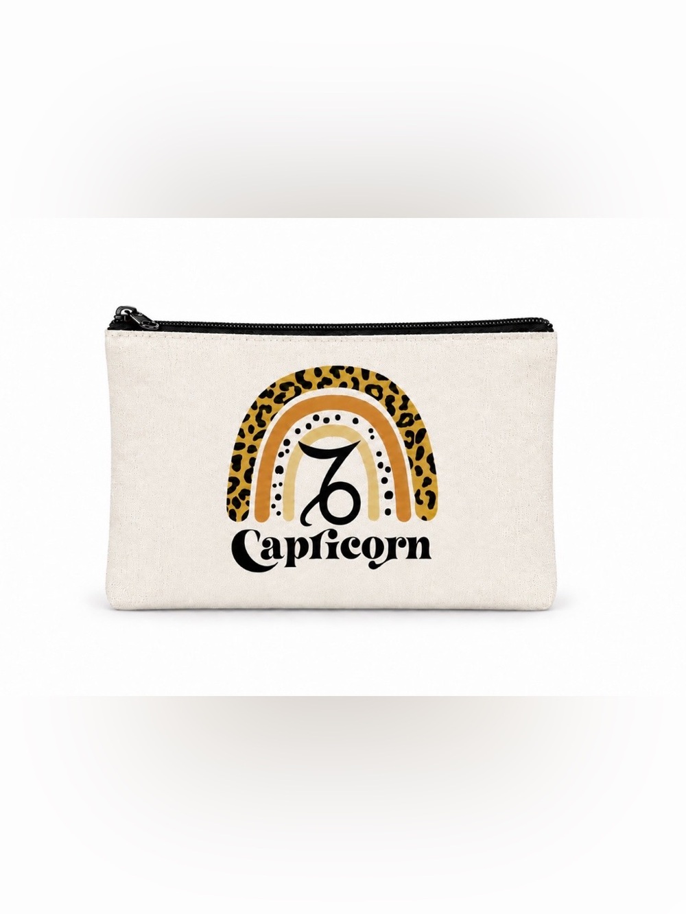 Capricorn Zodiac Sign Custom Makeup Bag